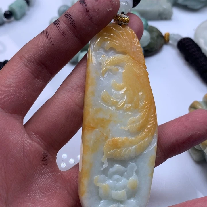 颈饰未镶嵌翡翠保真天然a货翡翠