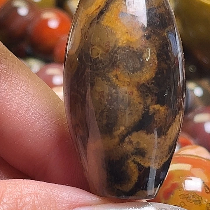 玛瑙/玉髓未镶嵌吊坠