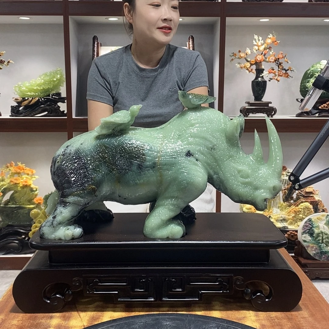 快***）玉山水摆件 玄关摆件