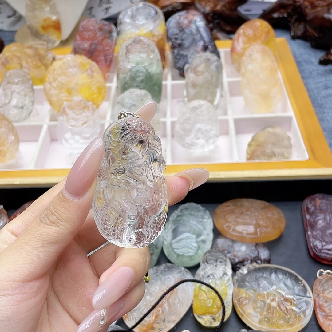 颈饰未镶嵌水晶天然