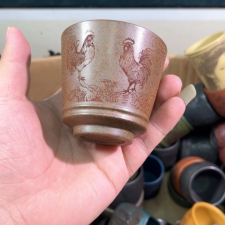 茶杯紫砂全手工紫砂主人杯