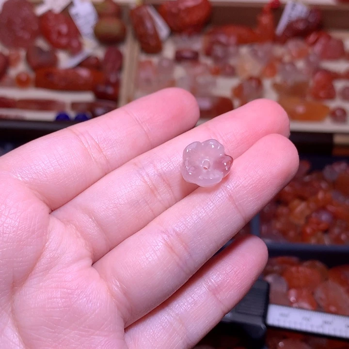 南红玛瑙未镶嵌珠宝半成品碗花