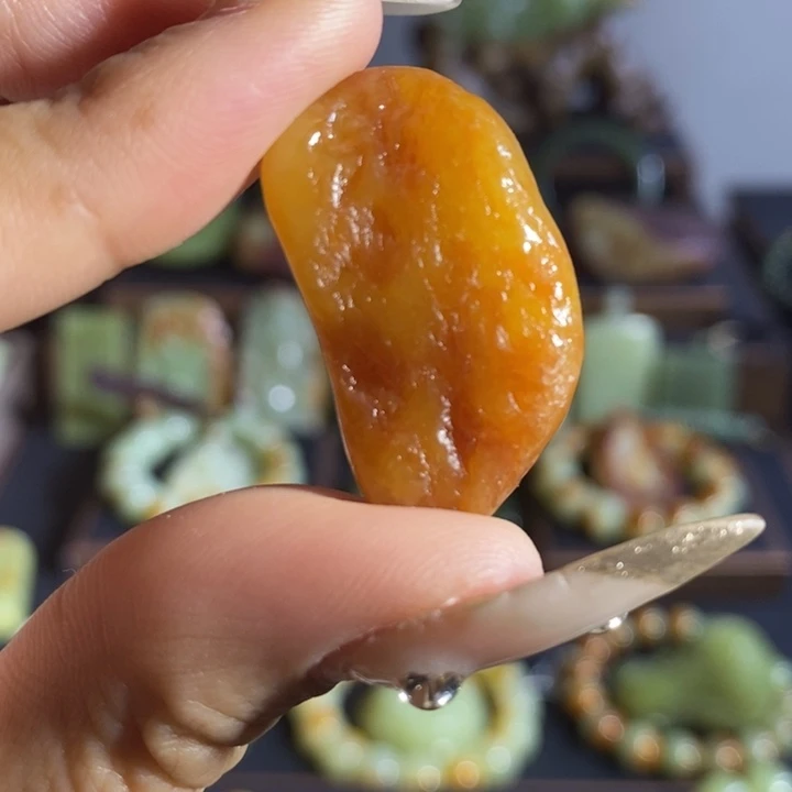 和田玉未镶嵌吊坠(不含链)