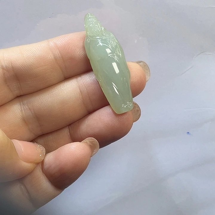 颈饰未镶嵌翡翠关公吊坠