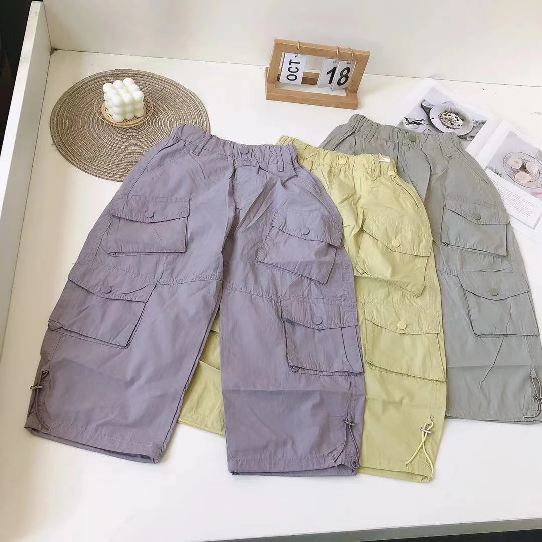 C097儿童夏季时尚休闲裤简单款25063