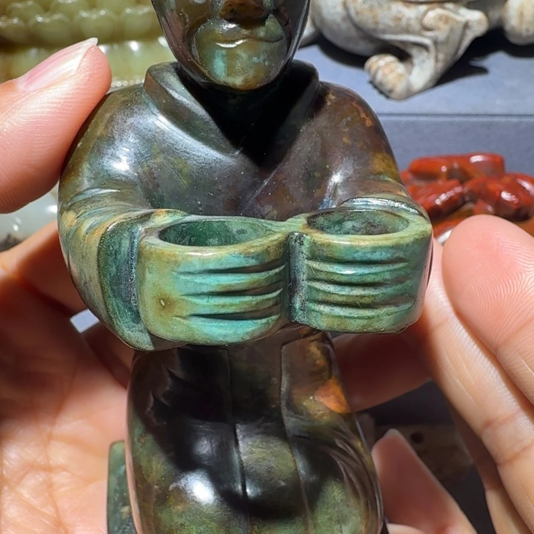 用***4和田玉未镶嵌挂件