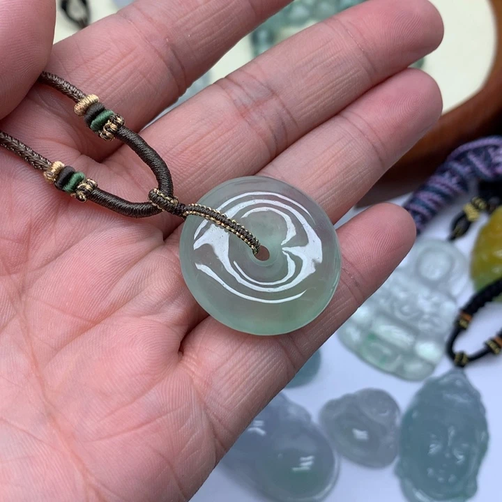 月***梢一物一图，平安扣吊坠