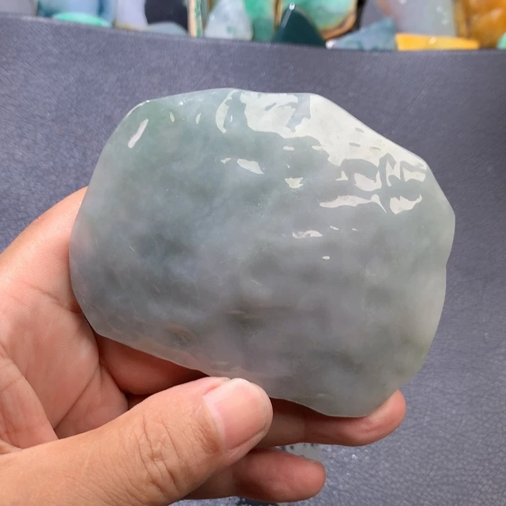 颈饰未镶嵌翡翠缅甸天然翡翠片料牌子珠子平安扣