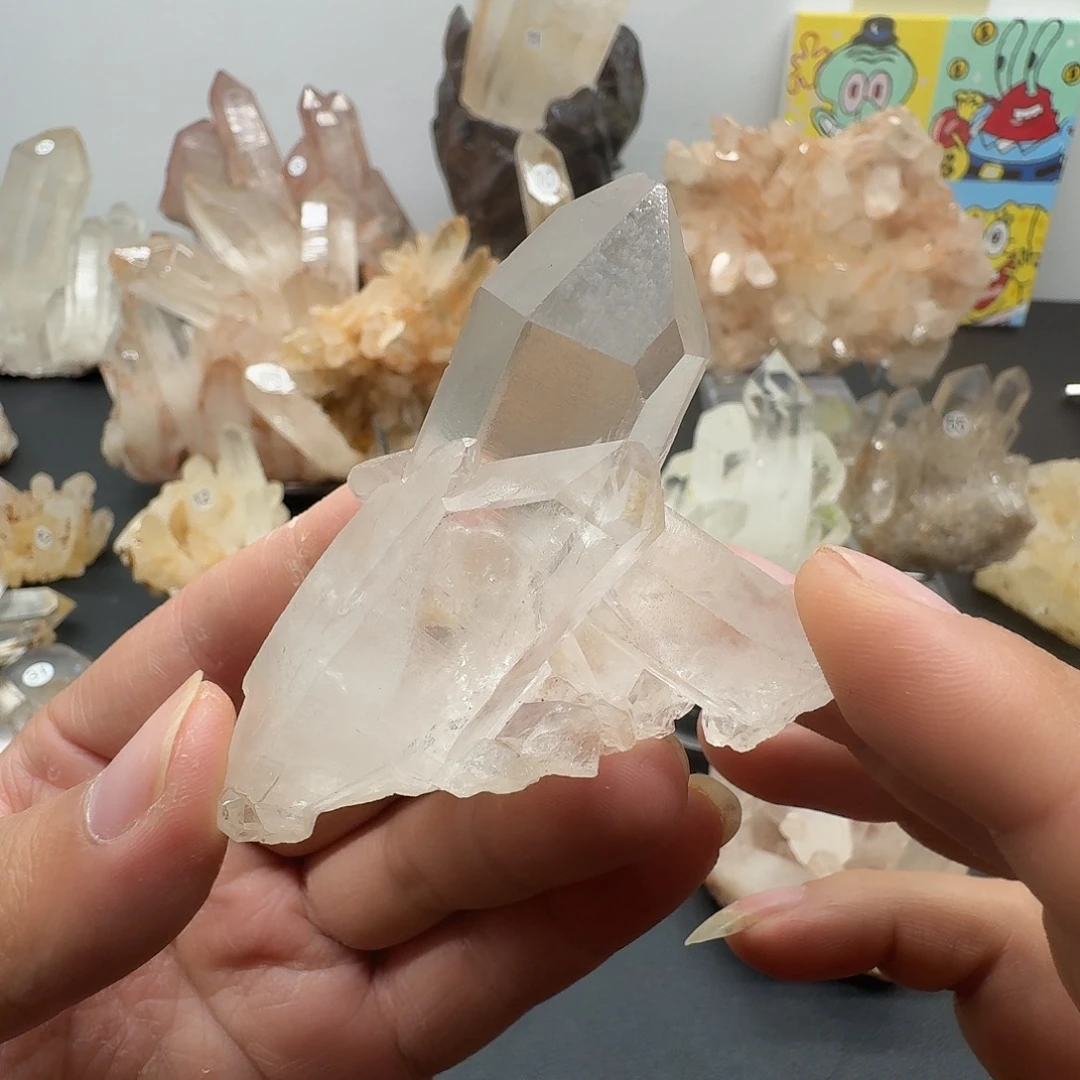 银S925镶嵌珠宝半成品水晶12