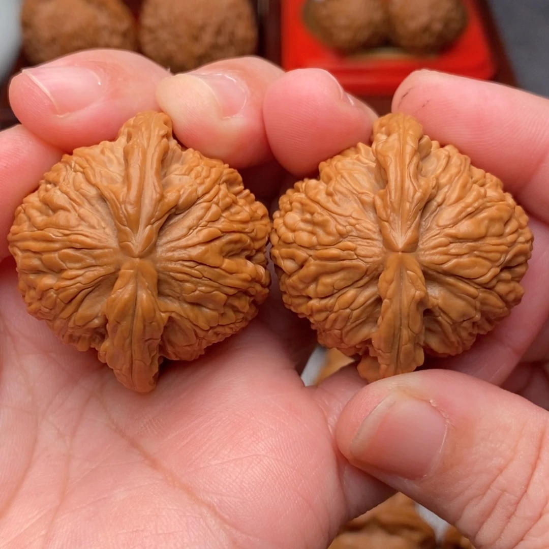 把件文玩核桃40全品绝配白狮子