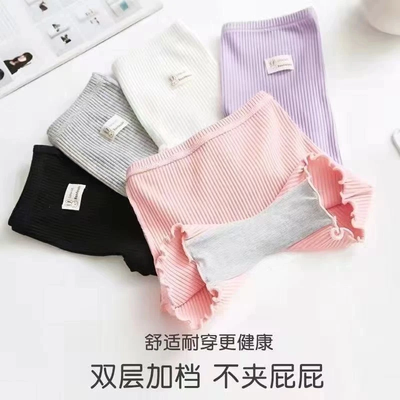 儿童安全裤新款女平角内裤二合一防走光女童打底裤夏季薄款XKL