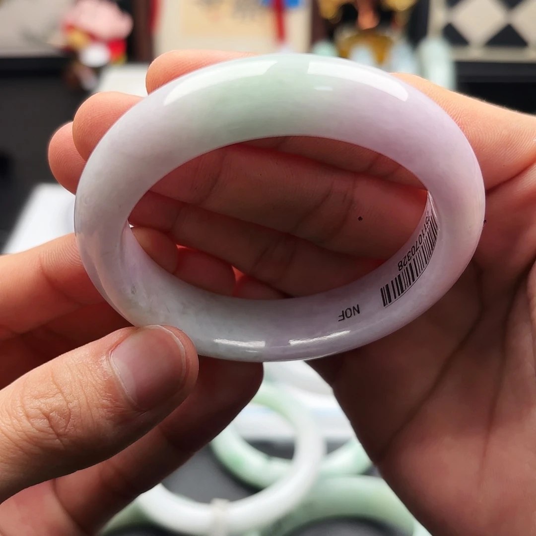 翡翠未镶嵌手镯5556 x5 73