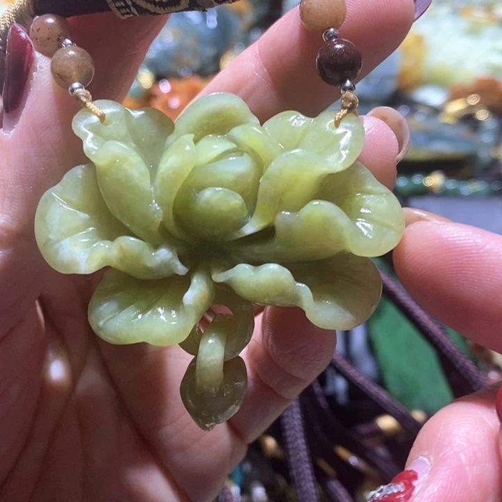 岫玉毛衣链未镶嵌