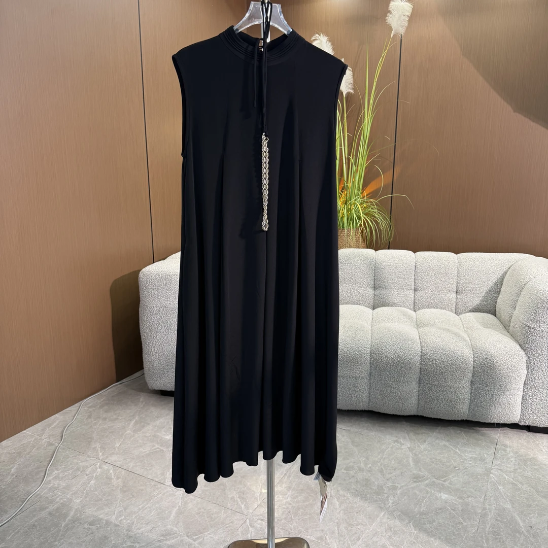 【LLJR】2025年夏季新款艺术感极简轻奢连衣裙百搭25905