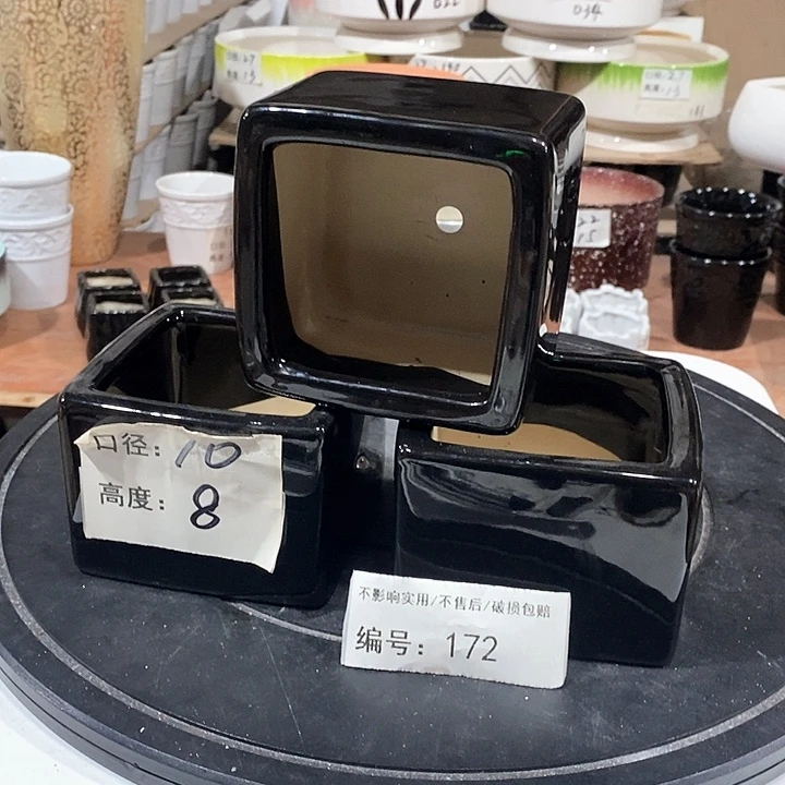 微瑕花盆-172-口10×8-3个