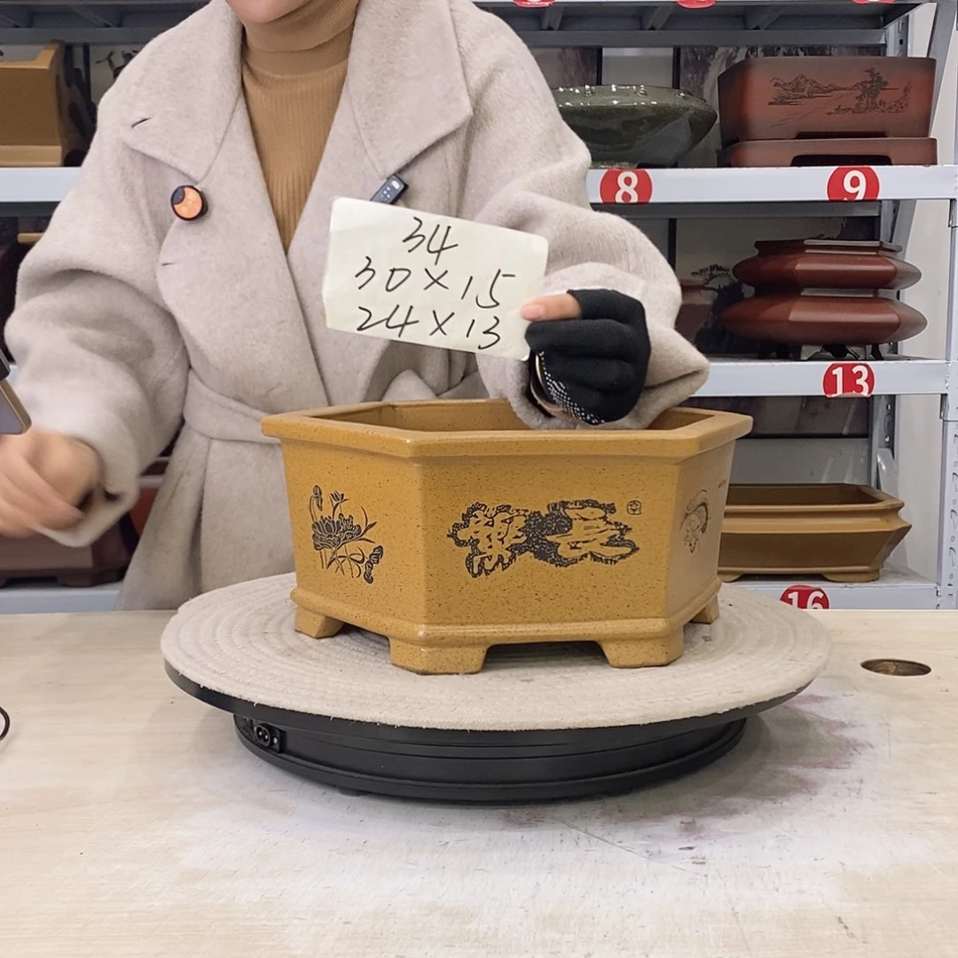 紫砂花盆紫砂花盆