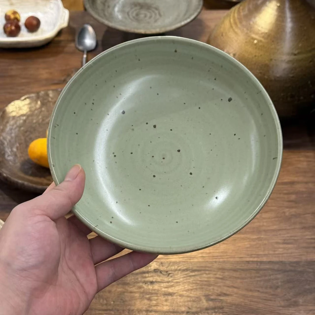 《雾里 Hand Work》复古 淡绿色窝盘