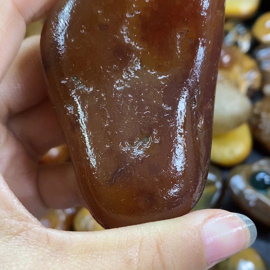 玛瑙/玉髓未镶嵌手把件