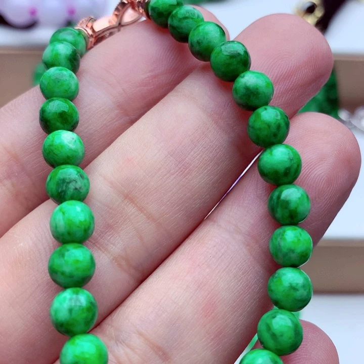 翡翠未镶嵌手链手串