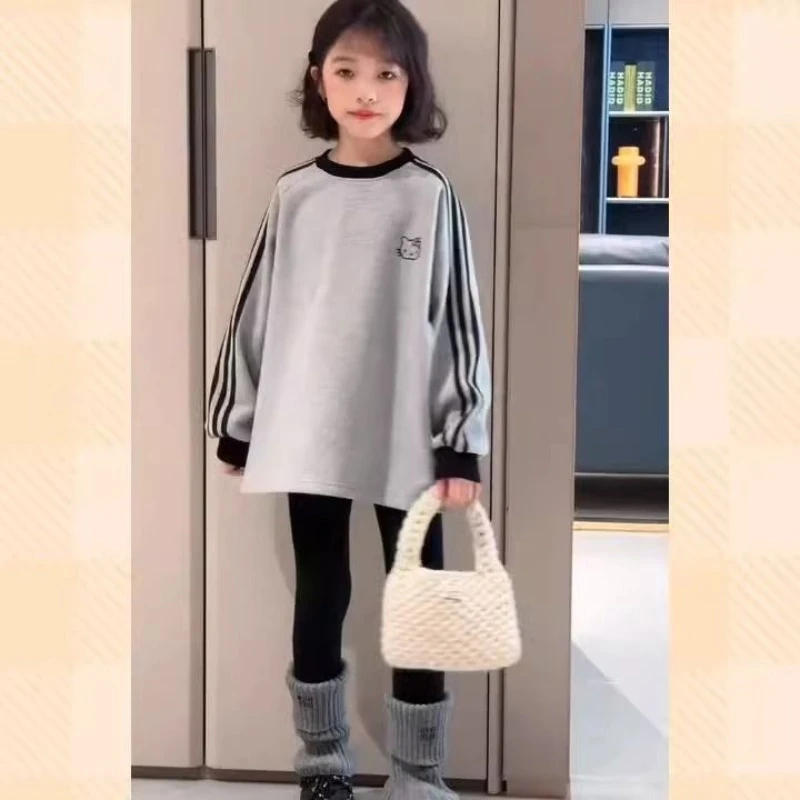 女童卫衣秋装2025新款儿童哈喽kitty猫衣服女大童超好看上衣秋季