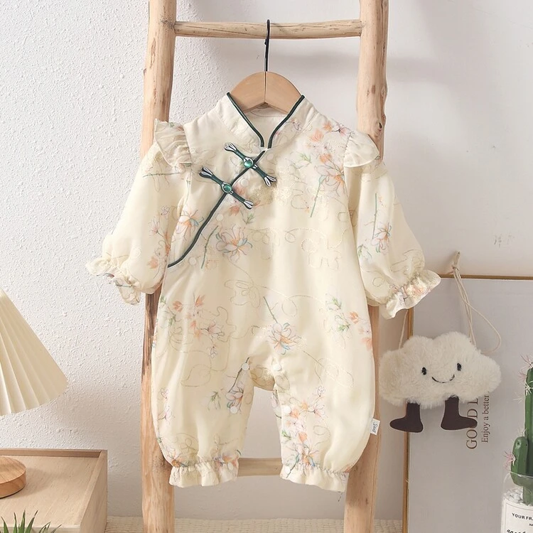 连身衣/爬服/哈衣中国风春秋通用婴幼童