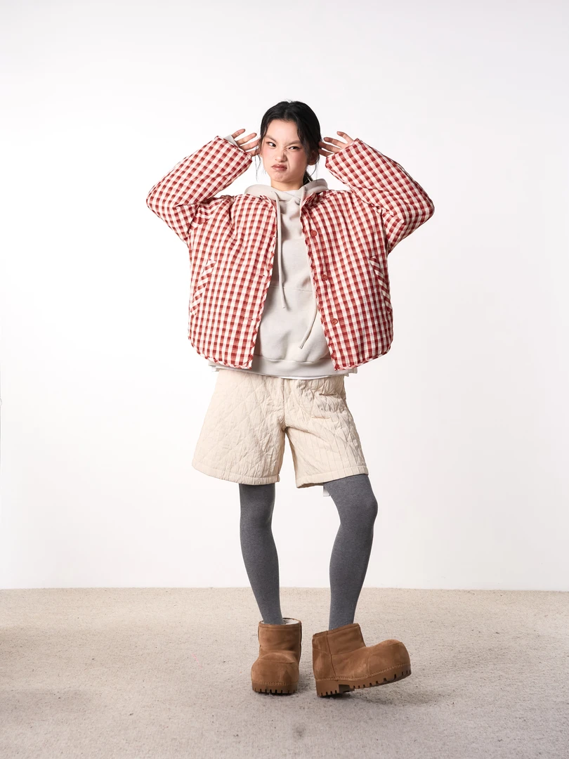 AEEANCEE圆领宽松羽绒外套DZ2357