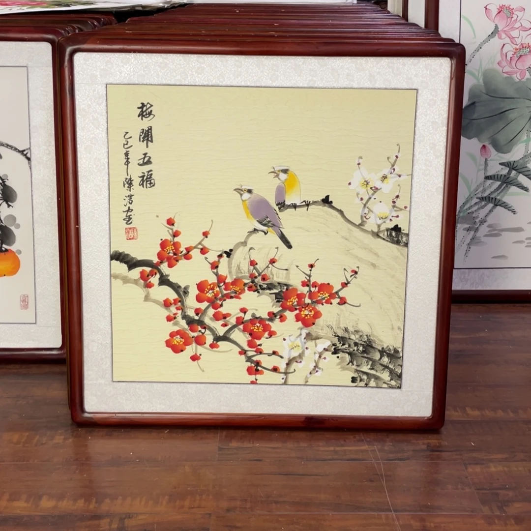 国画带框尺寸63*63厘米