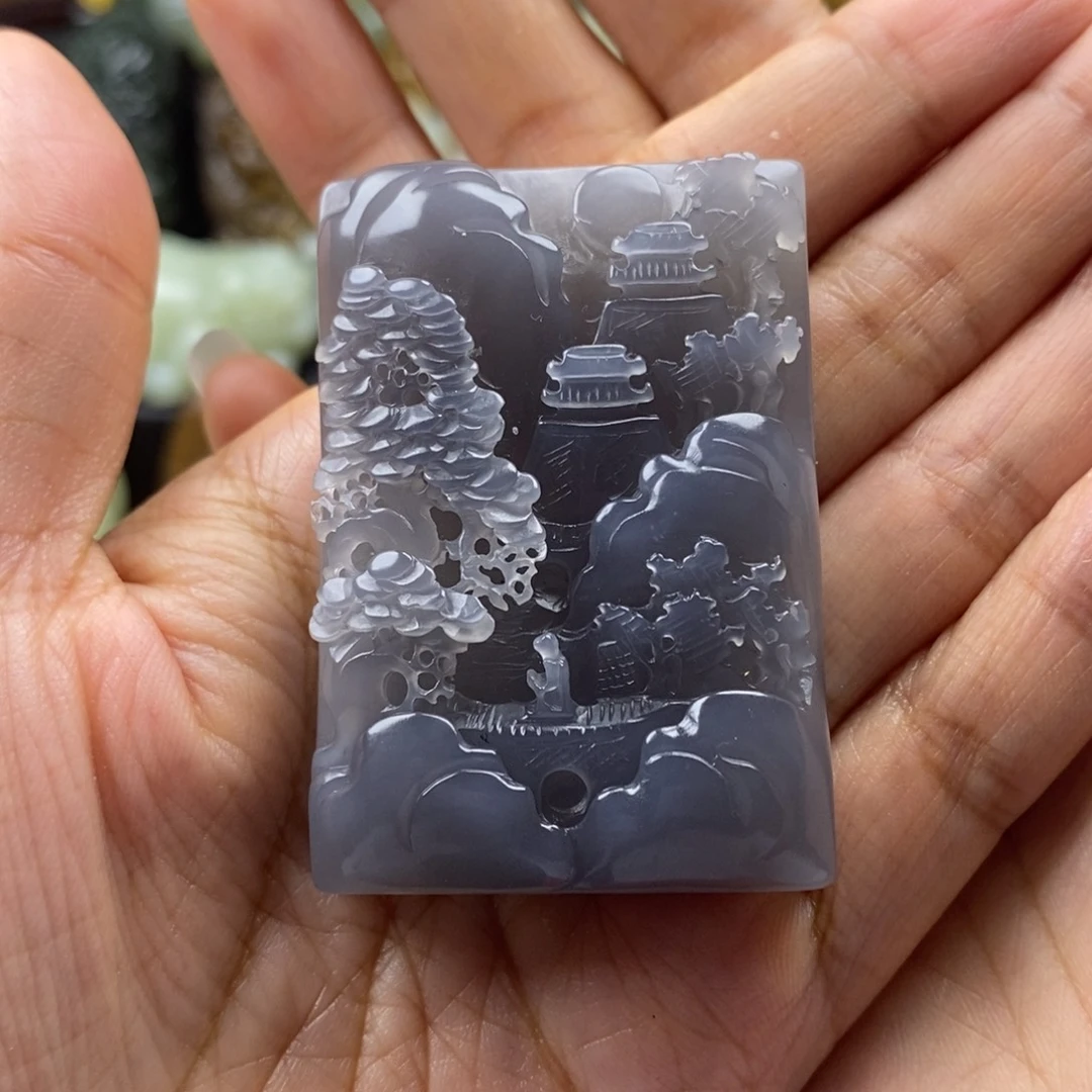 吊坠(不含链)未镶嵌和田玉（糖玉）