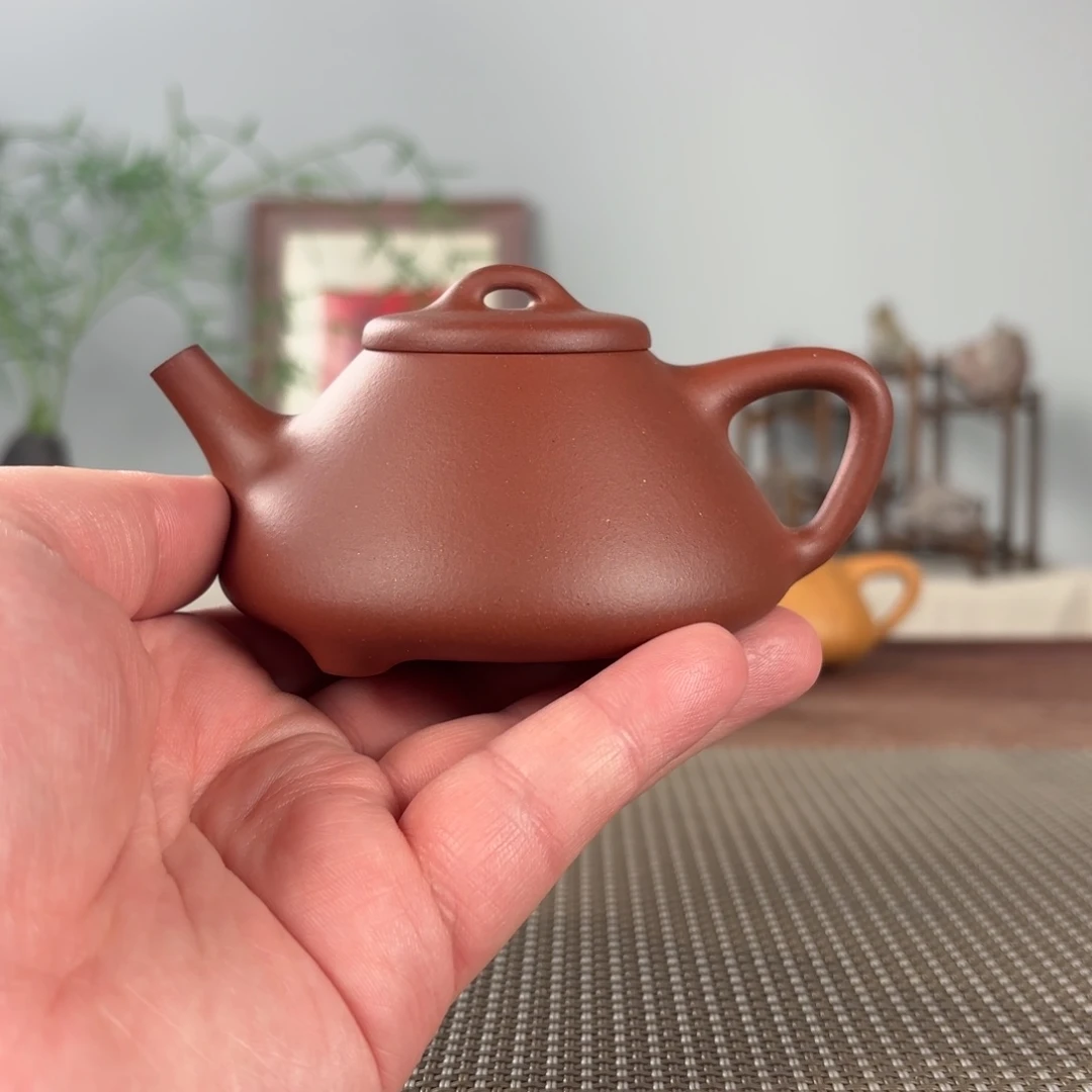 紫砂茶壶微瑕黄龙山原矿紫砂壶