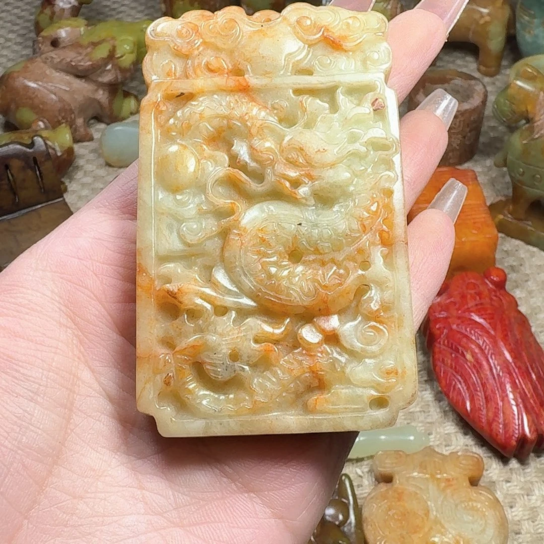 白玉菩提吊坠挂件