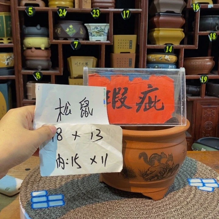 紫砂花盆紫砂花盆
