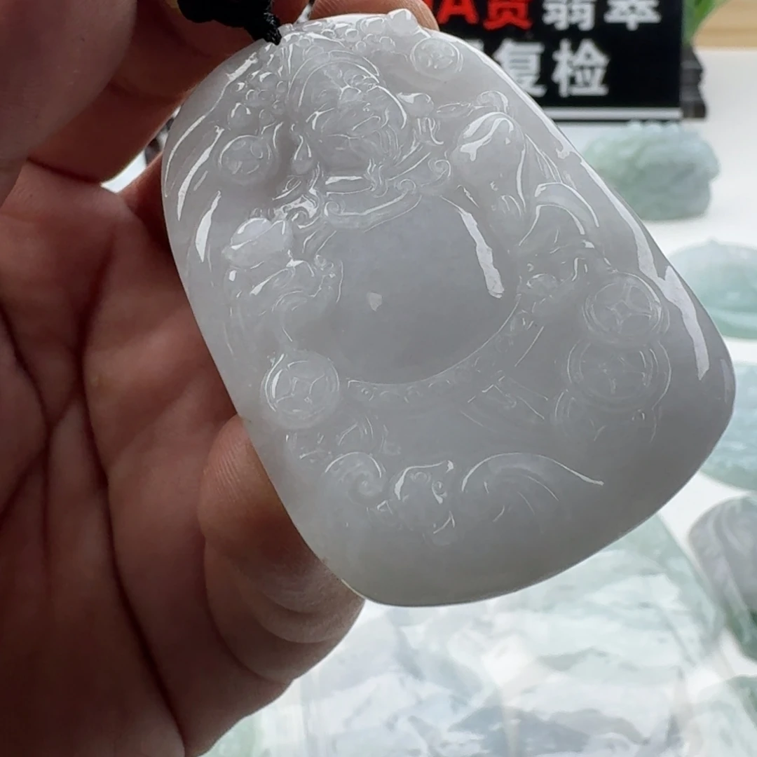 颈饰未镶嵌翡翠天然缅甸A货翡翠