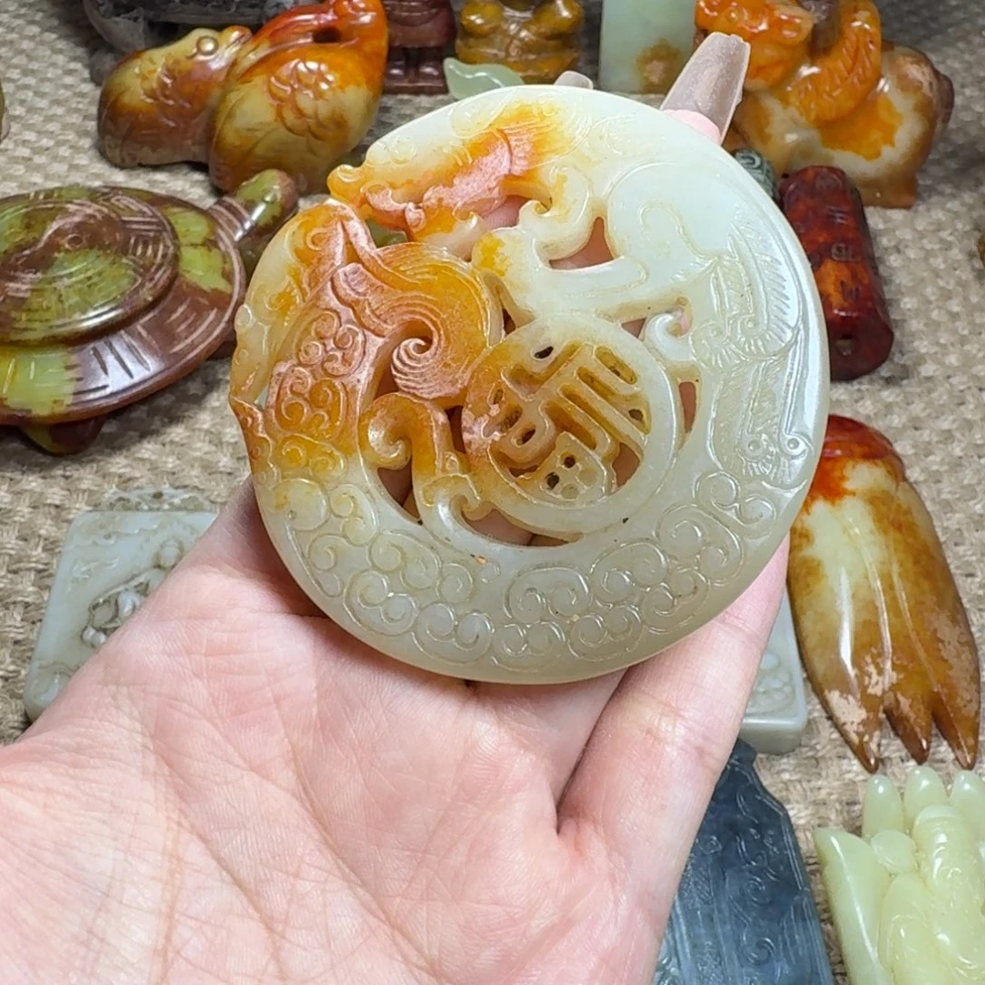 白玉菩提吊坠挂件