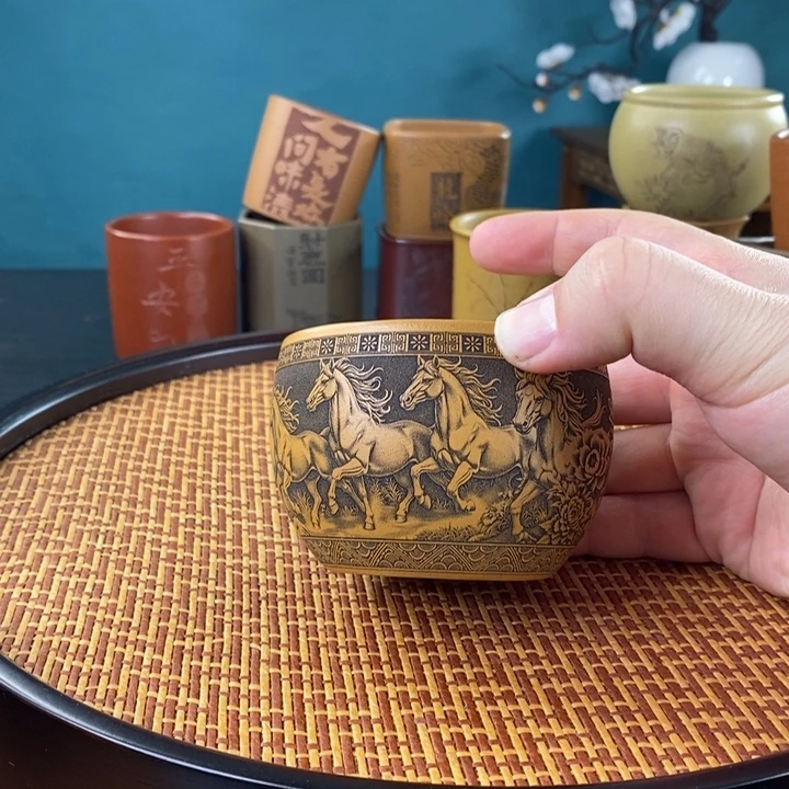 茶杯紫砂紫砂茶具