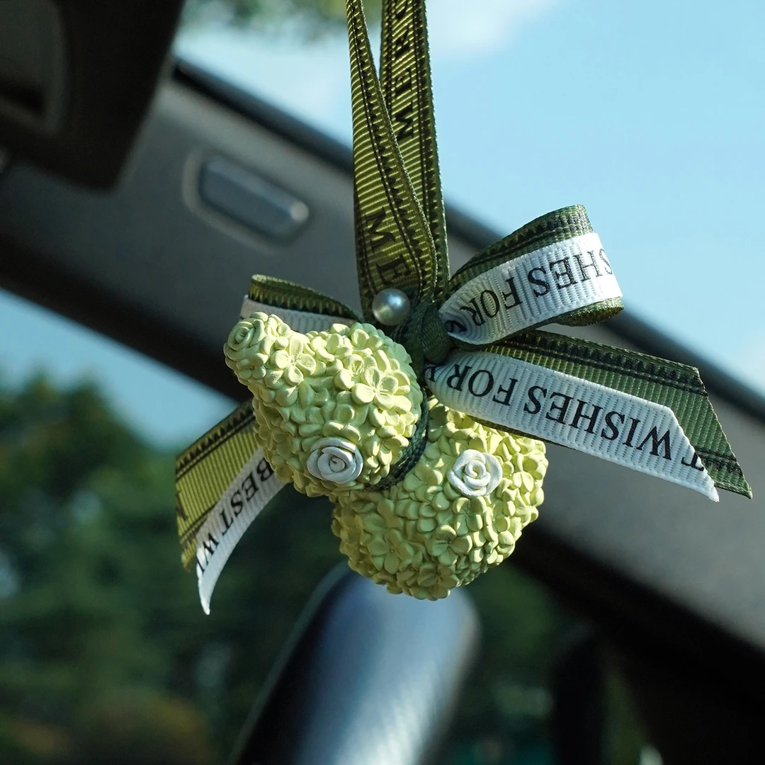 永生花葫芦福禄汽车载后视镜挂件饰片牌香氛薰水片礼物平安时尚潮