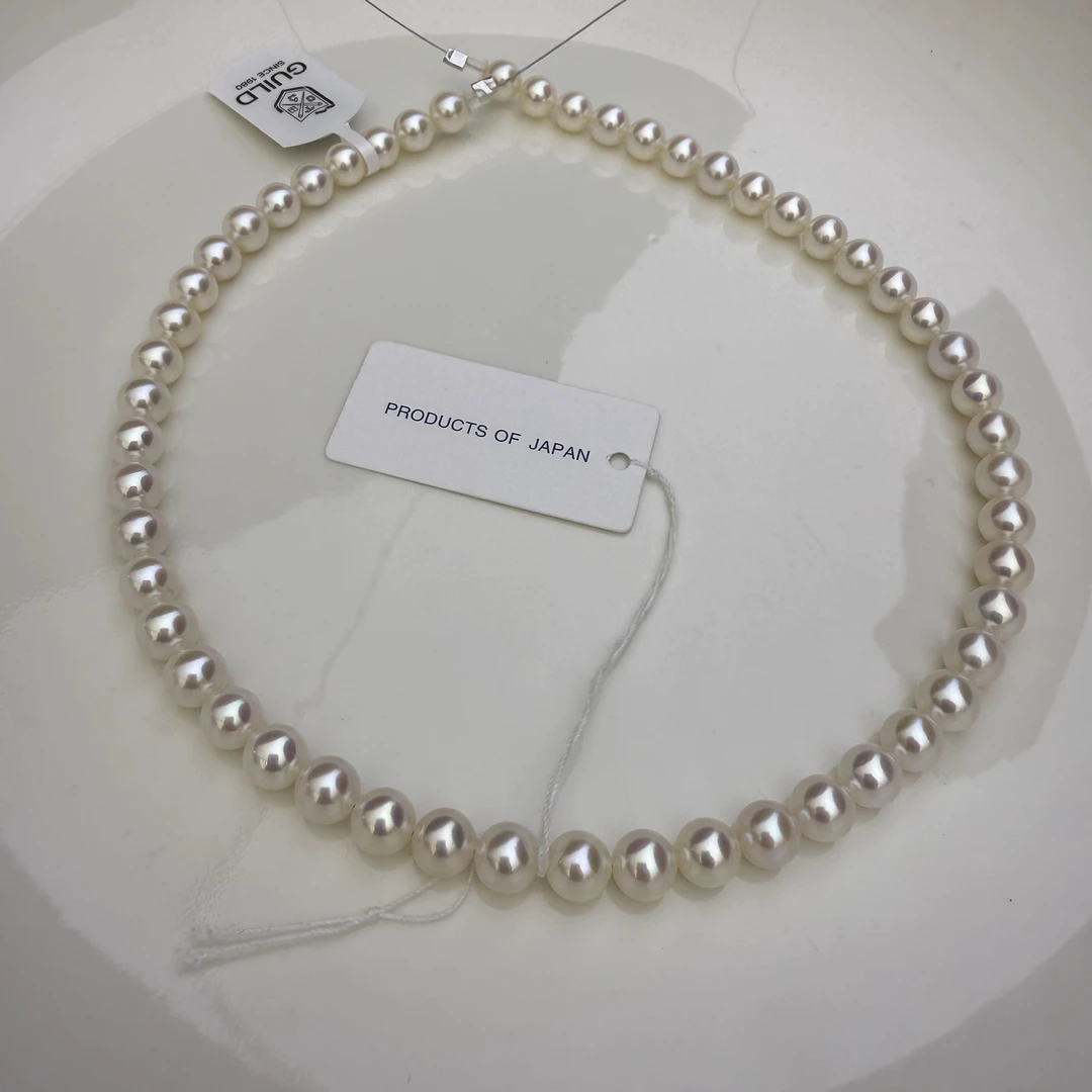 尊享系列吉尔德五星 欧若拉 天女7-8mm全珠链极强光