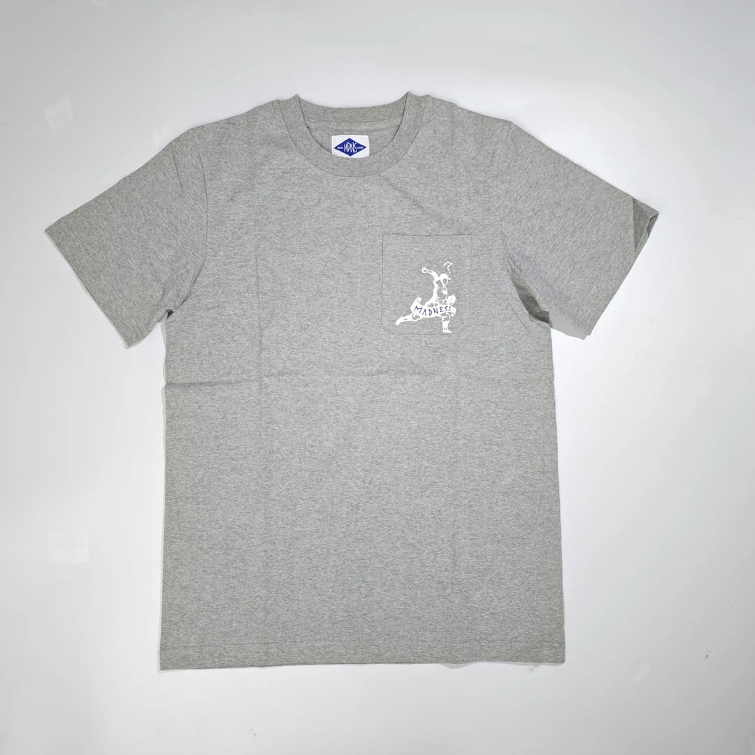 MADNESS KNUCKLER 复古印花棒球手口袋T恤日系街头男女半袖