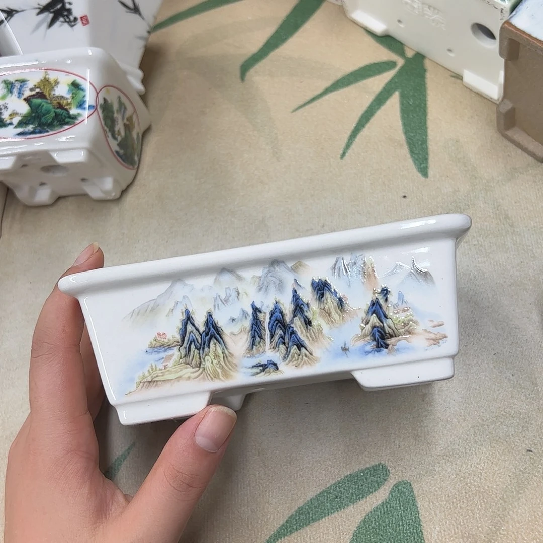 紫砂花盆573号瑕疵15/12/5cmm