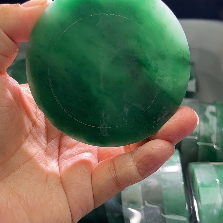 定制石英质玉（非洲翠）y*定制天然非洲翠手镯