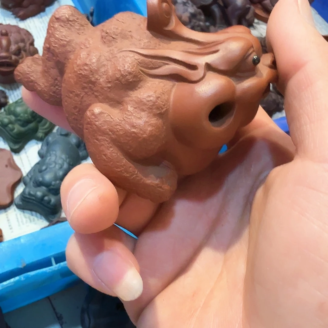 紫砂茶宠雕塑瑕疵茶宠