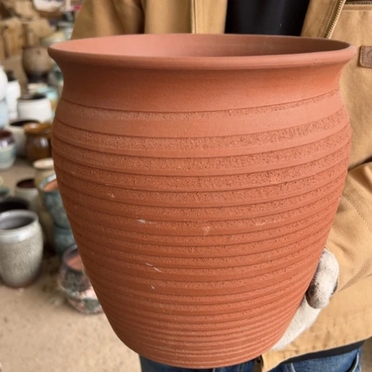 紫砂花盆高26口24————-