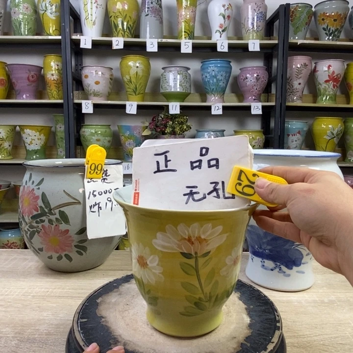 景德镇高温陶瓷花盆