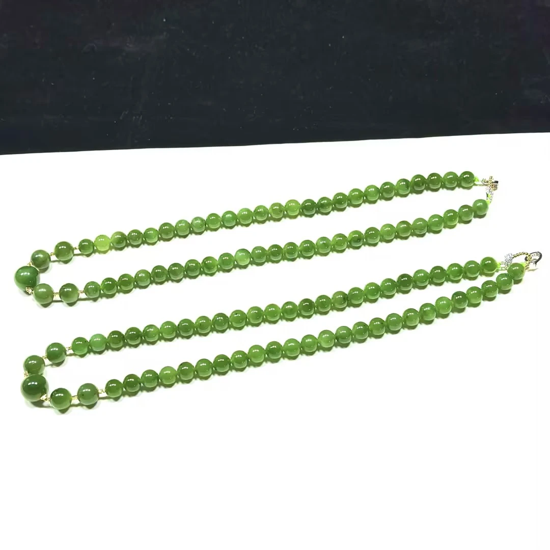 【CH】老料碧玉DIY项链-约12*8mm（多样性发其一）