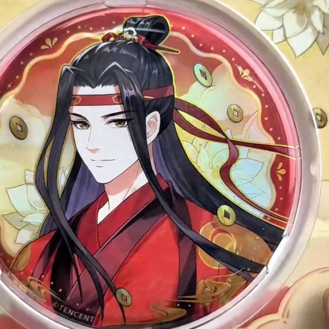 动漫周边魔道祖师灵蛇献瑞吧唧马口铁系列徽章魏无羡自制蓝忘机