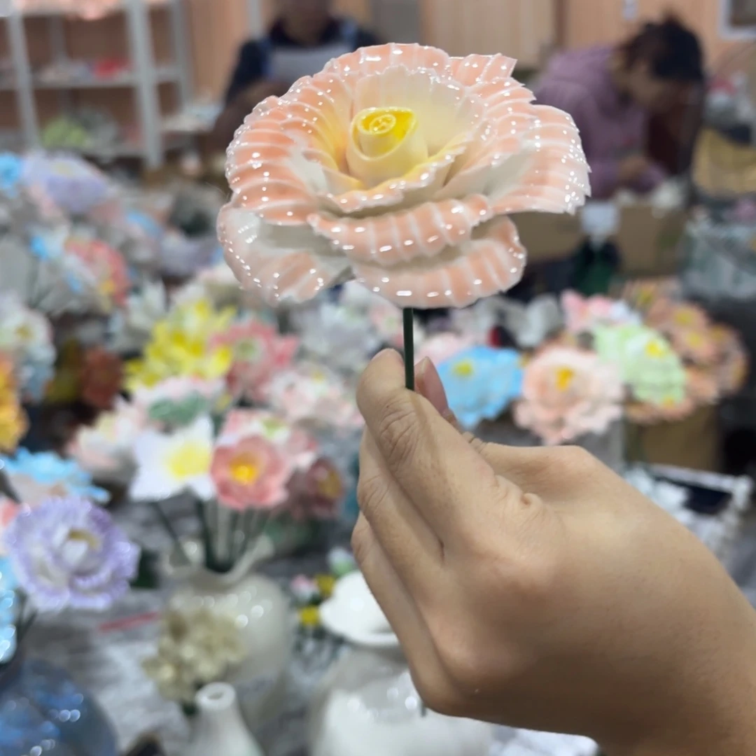 陶瓷花，20元发货，退款拉黑