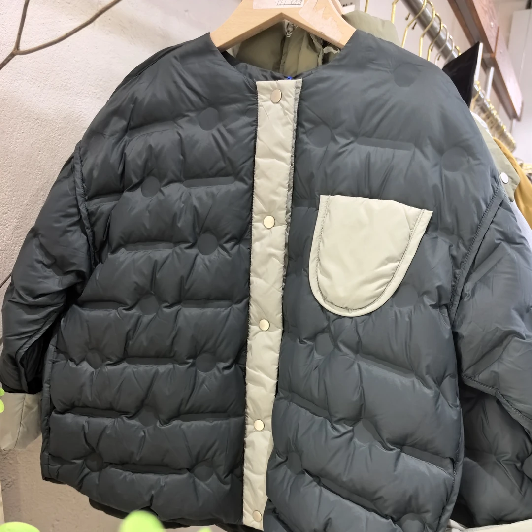 听0107大童中性款薄款鹅绒服
