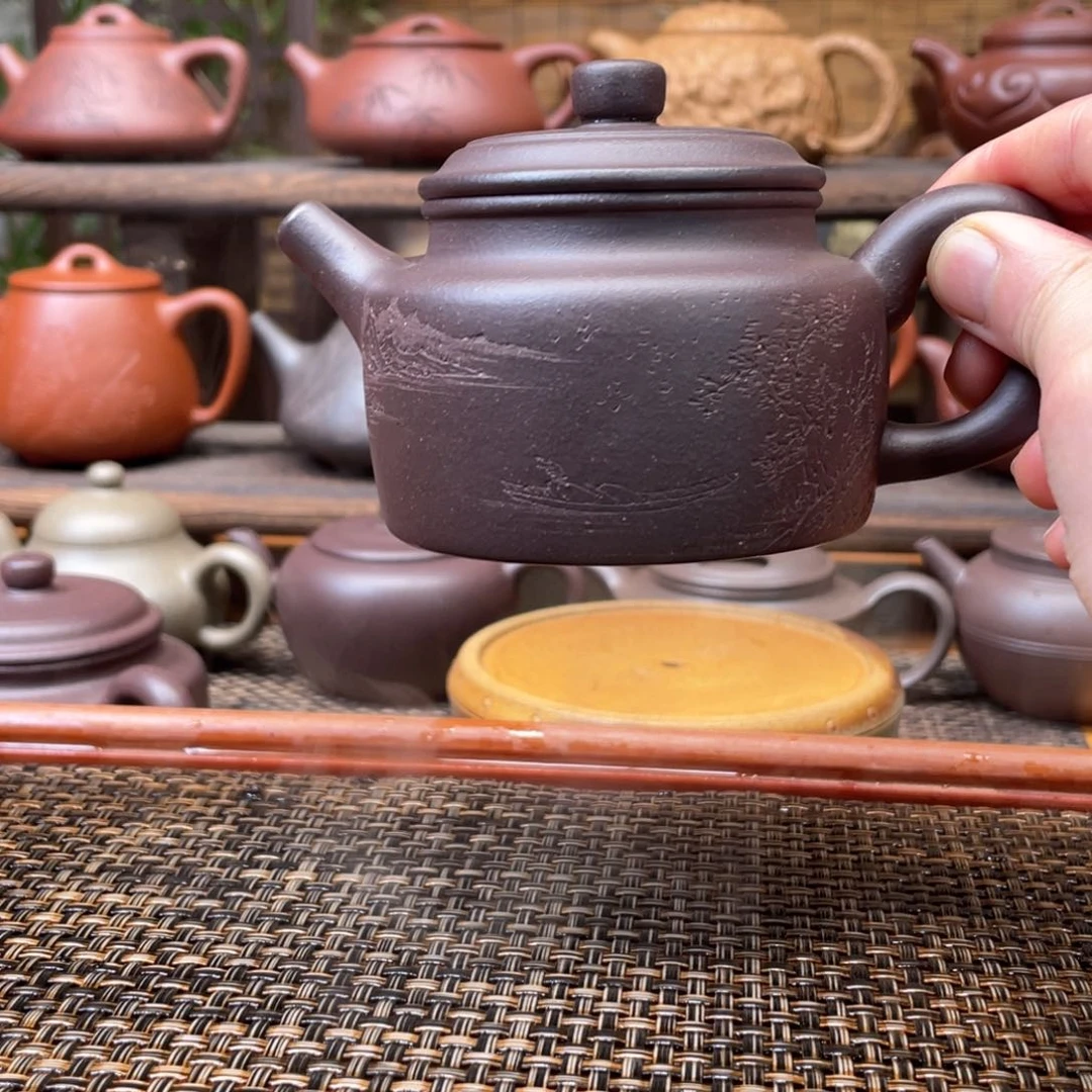 茶壶紫砂宜兴原矿紫砂手制180