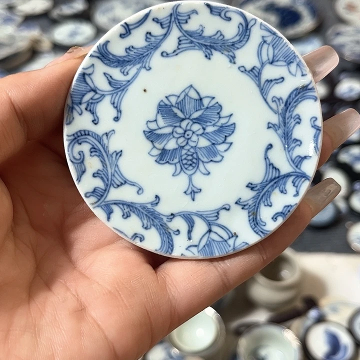 瓷片瓷片茶托喝茶非常不错