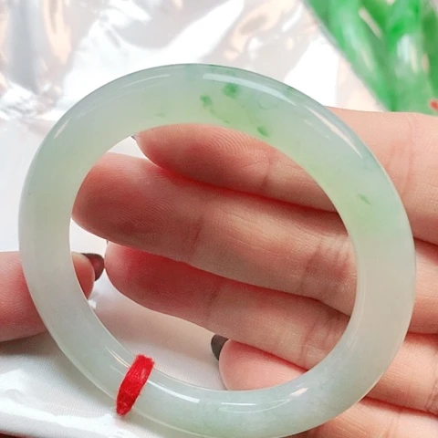 未镶嵌手镯翡翠圆条2793