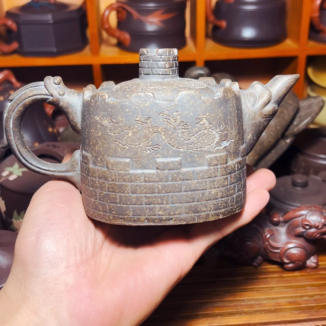 茶壶紫砂宜兴原矿紫砂壶手工制作